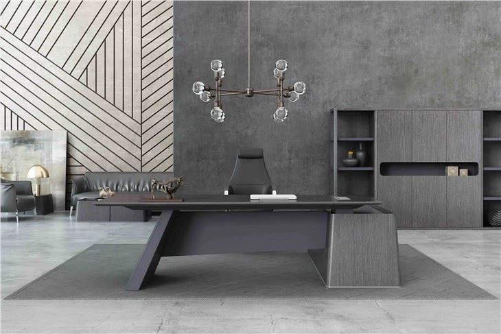 পাশের টেবিলের সাথে এক্সিকিউটিভ টেবিল